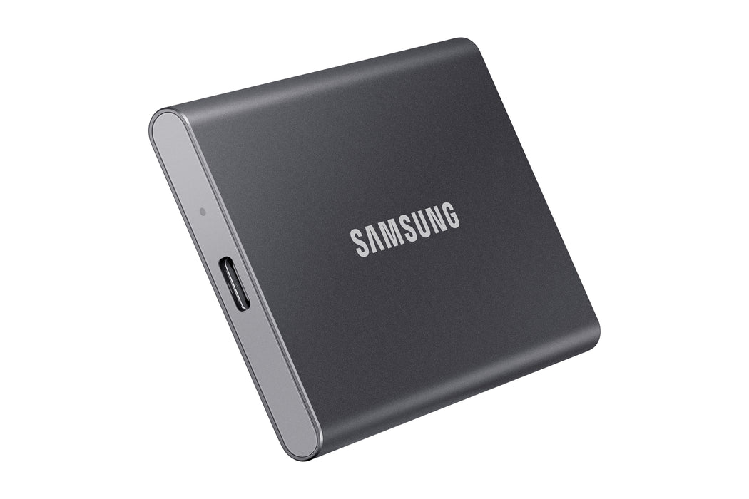 Samsung Portable SSD T7, 2 TB, USB Type-C, 3.2 Gen 2 (3.1 Gen 2), 1050 MB/s, Password protection, Grey