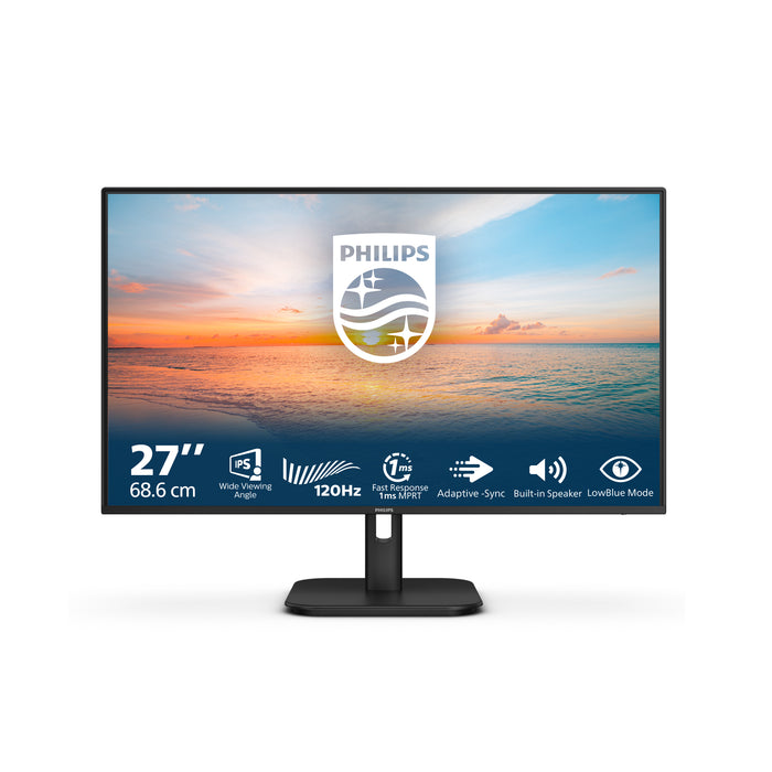 Philips 27E1N1200A/00, 68.6 cm (27"), 1920 x 1080 pixels, Full HD, LCD, 4 ms, Black