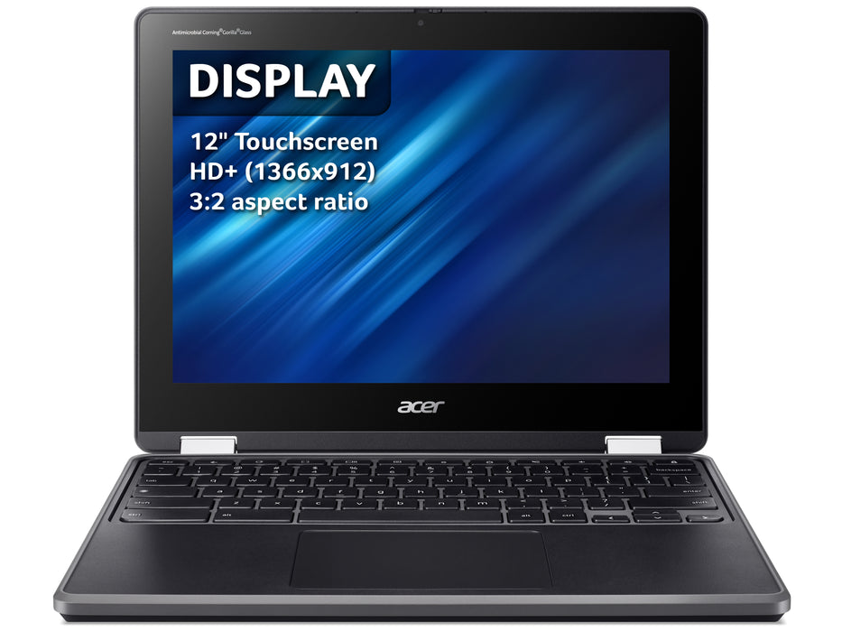 Acer Chromebook Spin 512 R856TN 12" HD+ Touchscreen N100 8GB 64GB, Intel® N, 30.5 cm (12"), 1366 x 912 pixels, 8 GB, 64 GB, ChromeOS