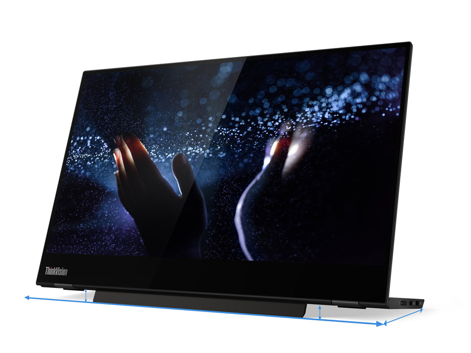 Lenovo M14t, 35.6 cm (14"), 1920 x 1080 pixels, Full HD, LED, 8 ms, Black