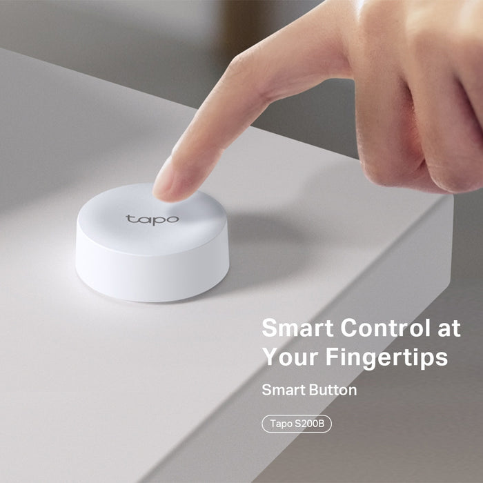TP-Link Tapo Smart Button, Wireless, White, Wall, 868, 922 MHz, Indoor, Android, iOS