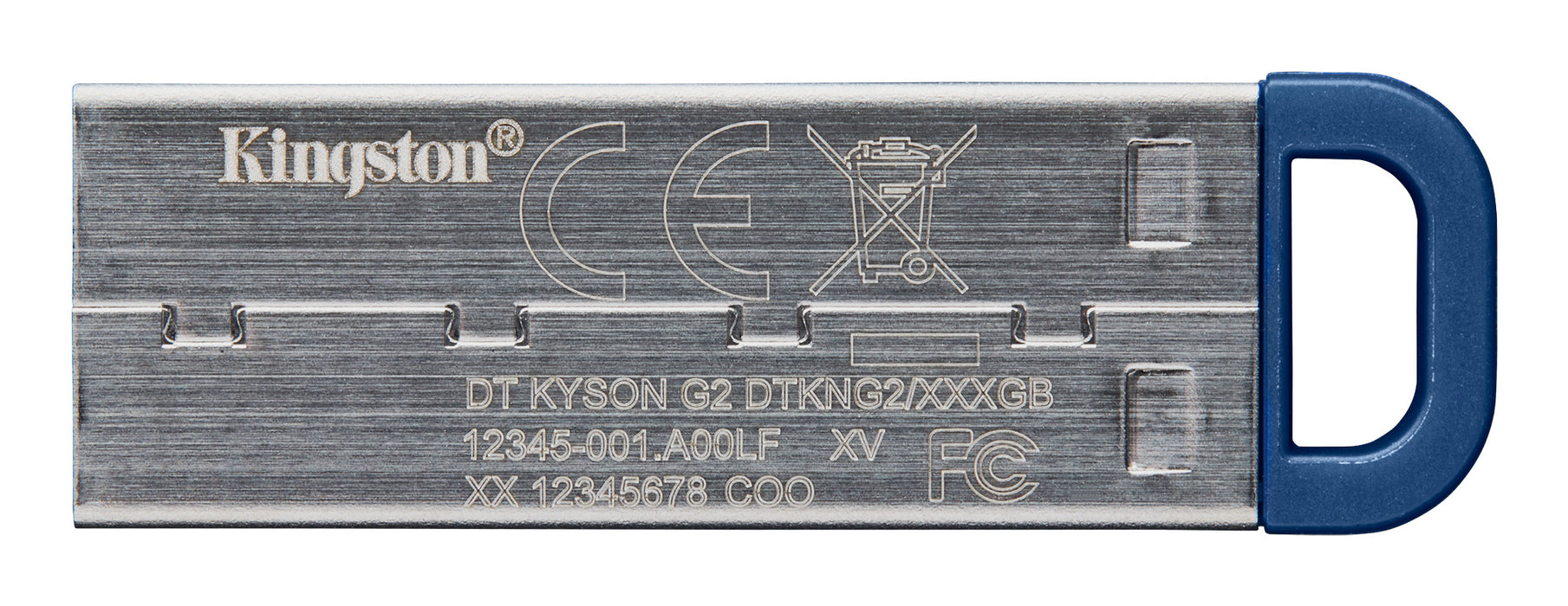 Kingston Technology DataTraveler 64GB Kyson 220MB/s Metal USB 3.2 Gen 1, 64 GB, USB Type-A, 3.2 Gen 1 (3.1 Gen 1), 220 MB/s, Capless, Stainless steel