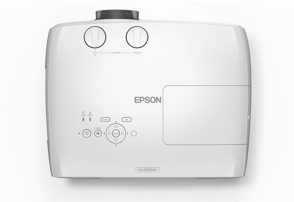 Epson EH-TW7000 with HC lamp warranty, 3000 ANSI lumens, 3LCD, 40000:1, 16:9, 1016 - 12700 mm (40 - 500"), 2.95 - 4.77 m