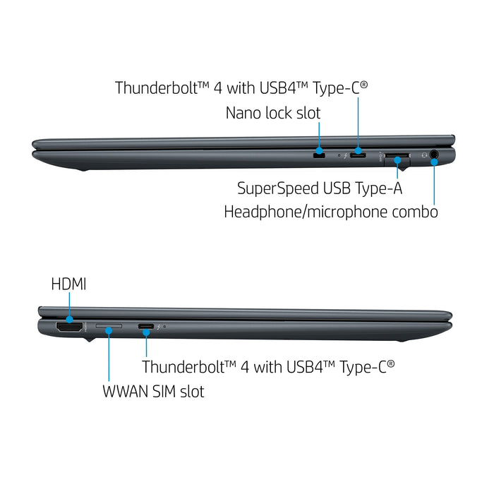 HP Elite Dragonfly 13.5 inch G3, Intel® Core™ i7, 34.3 cm (13.5"), 1920 x 1280 pixels, 16 GB, 512 GB, Windows 11 Pro