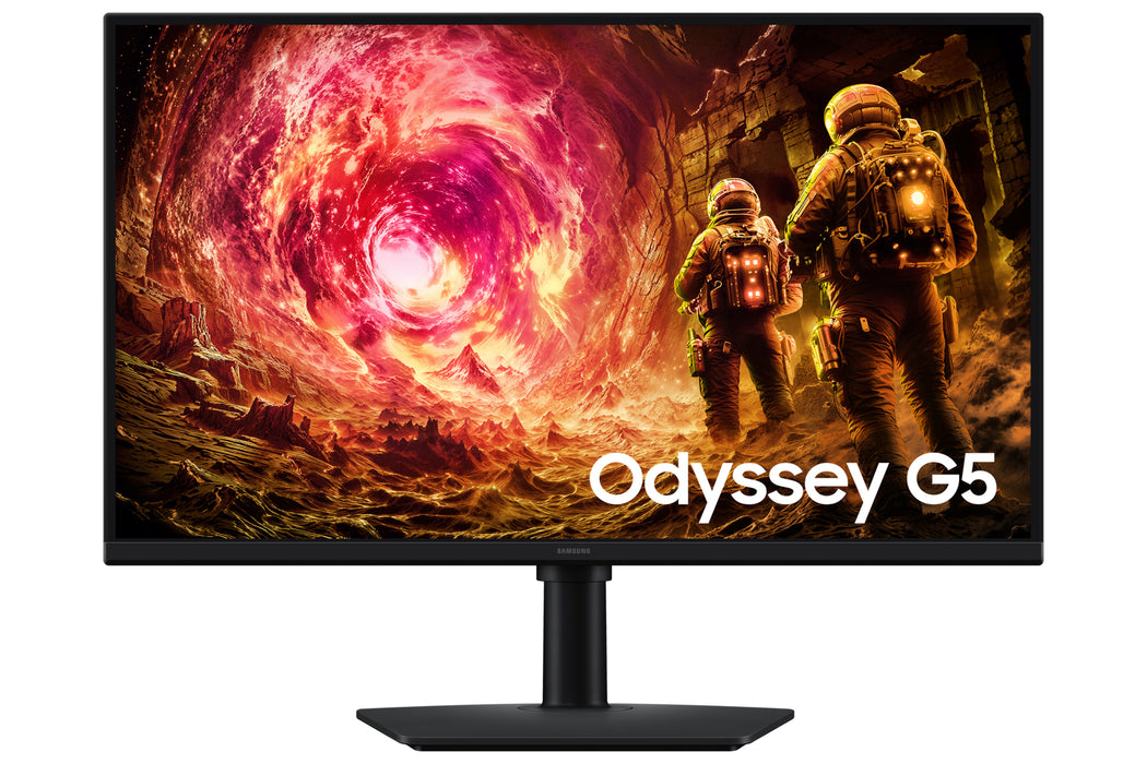 Samsung 27" Odyssey G5 G50F QHD 180Hz Gaming Monitor, 68.6 cm (27"), 2560 x 1440 pixels, Quad HD, LCD, 1 ms, Black
