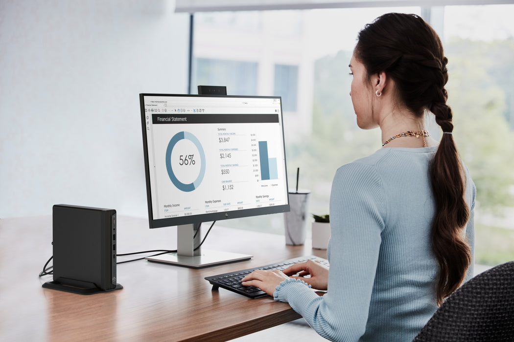 HP ProDesk 405 G6, 3.5 GHz, AMD Ryzen™ 3 PRO, 4350GE, 8 GB, 256 GB, Windows 10 Pro