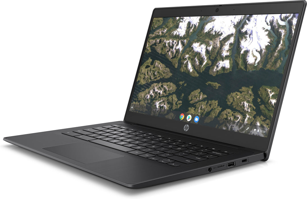 HP Chromebook 14 G6, Intel® Celeron®, 1.1 GHz, 35.6 cm (14"), 1366 x 768 pixels, 4 GB, 32 GB