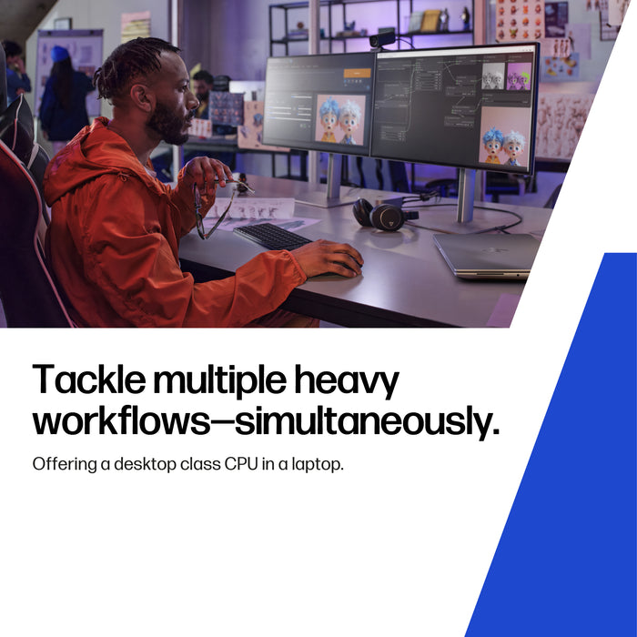 HP ZBook Fury G1i Data Science, Intel Core Ultra 7, 45.7 cm (18"), 2560 x 1600 pixels, 32 GB, 1 TB, Windows 11 Pro