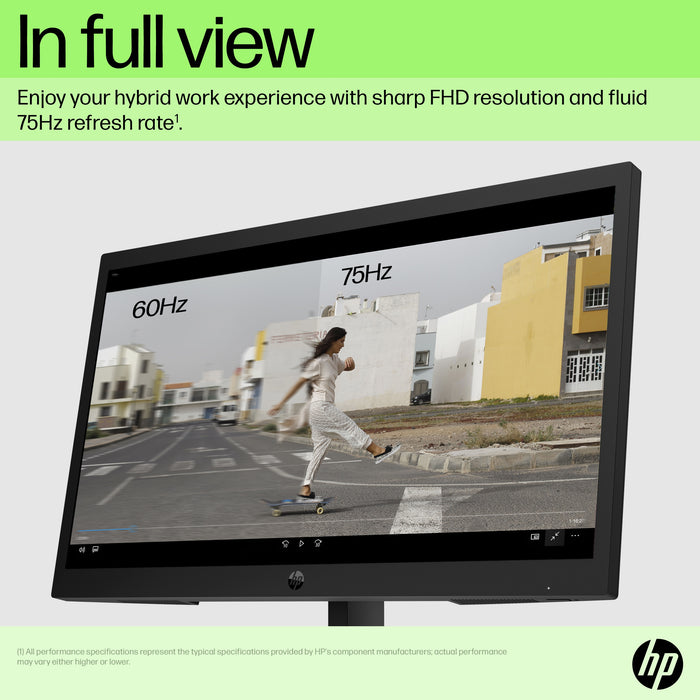 HP P22v G5 FHD Monitor, 54.5 cm (21.4"), 1920 x 1080 pixels, Full HD, 5 ms, Black