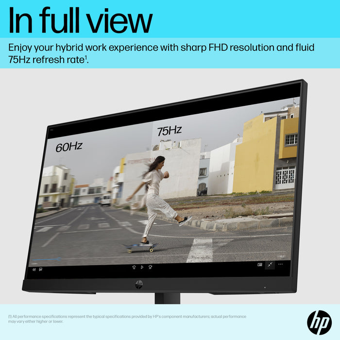 HP P24v G5 FHD Monitor, 60.5 cm (23.8"), 1920 x 1080 pixels, Full HD, 5 ms, Black