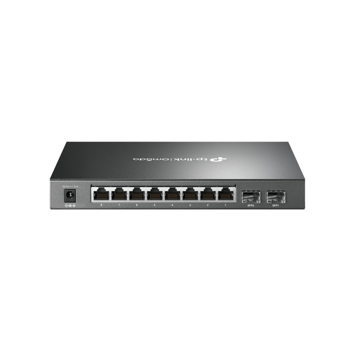 TP-Link Omada 10-Port Gigabit Smart Switch with 8-Port PoE+, Managed, L2/L2+, Gigabit Ethernet (10/100/1000), Power over Ethernet (PoE)