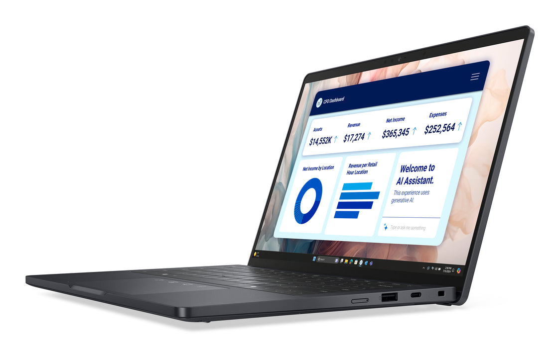 DELL Pro 13 Premium PA13250, Intel Core Ultra 7, 33.8 cm (13.3"), 1920 x 1200 pixels, 16 GB, 512 GB, Windows 11 Pro