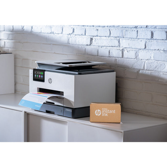 HP OfficeJet Pro 9135 Wireless All-in-One Color Printer, Two-sided printing; Copier, Scanner, Thermal inkjet, Colour printing, 4800 x 1200 DPI, A4, Direct printing, Grey