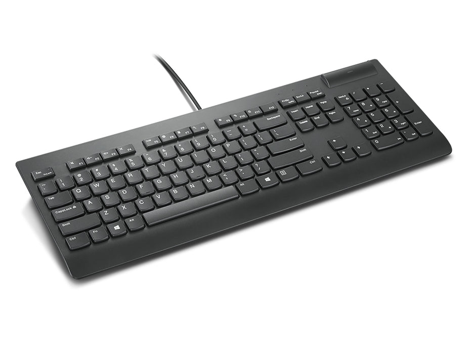 Lenovo 4Y41B69384, Full-size (100%), Wired, USB, QWERTY, Black