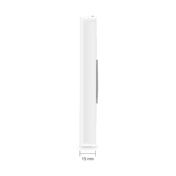 TP-Link Omada AX3000 Wall Plate WiFi 6 Access Point, 2.4 GHz, 5 GHz, 1774 Mbit/s, WPA, WPA2, WPA3, 10,100,1000 Mbit/s