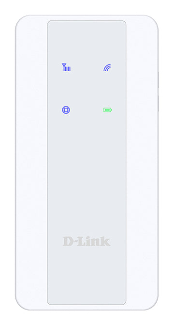 D-Link 5G NR AX1800 Wi-Fi 6 Mobile Hotspot, Cellular network modem, White, Portable, Battery level, Network, Signal strength, WLAN, IEEE 802.11a, IEEE 802.11ac, IEEE 802.11ax, IEEE 802.11b, IEEE 802.11g, IEEE 802.11n, Wi-Fi 6 (802.11ax)