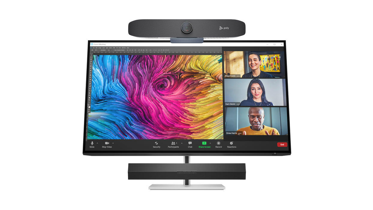 HP Series 7 Pro 31.5 inch 4K Thunderbolt 4 Monitor - 732pk, 80 cm (31.5"), 3840 x 2160 pixels, 4K Ultra HD, LCD, 5 ms, Black, Silver