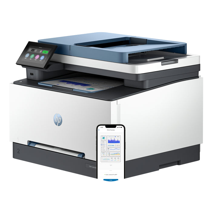 HP LaserJet Pro 3302sdw Wireless Multifunction Color Printer, Copier, Scanner; Duplex, Laser, Colour, 600 x 600 DPI, A4, 25 ppm, Duplex printing