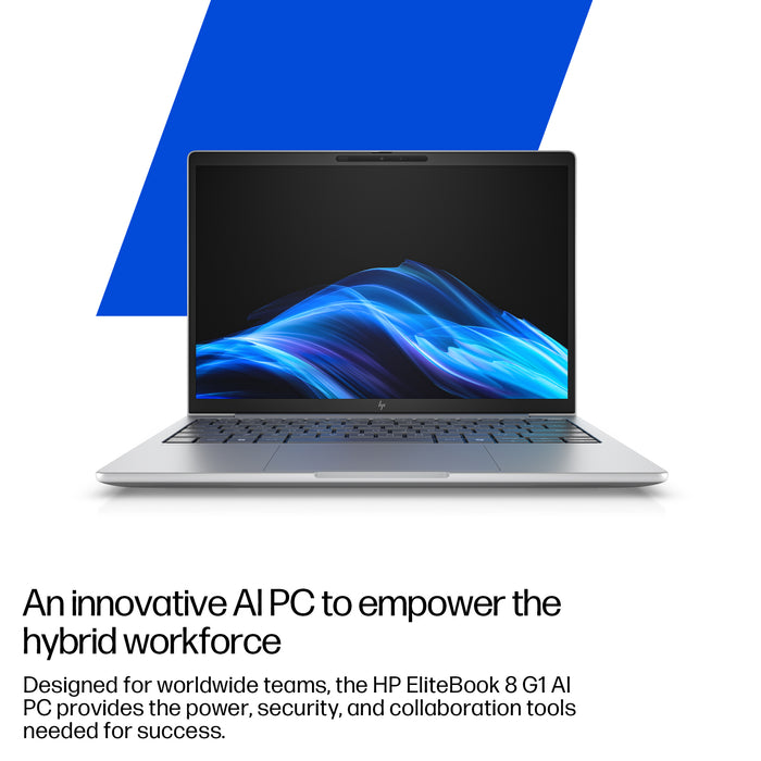 HP EliteBook 8 G1i 14 inch Notebook AI PC Wolf Pro Security Edition, Intel Core Ultra 5, 35.6 cm (14"), 1920 x 1200 pixels, 16 GB, 512 GB, Windows 11 Pro