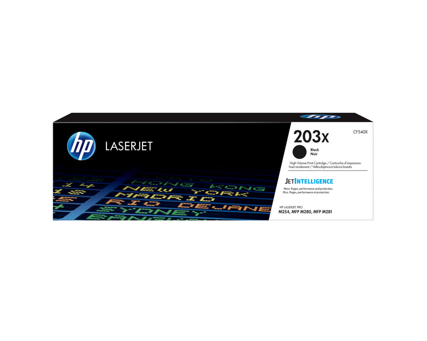 HP 203X High Yield Black Original LaserJet Toner Cartridge, 3200 pages, Black, 1 pc(s)