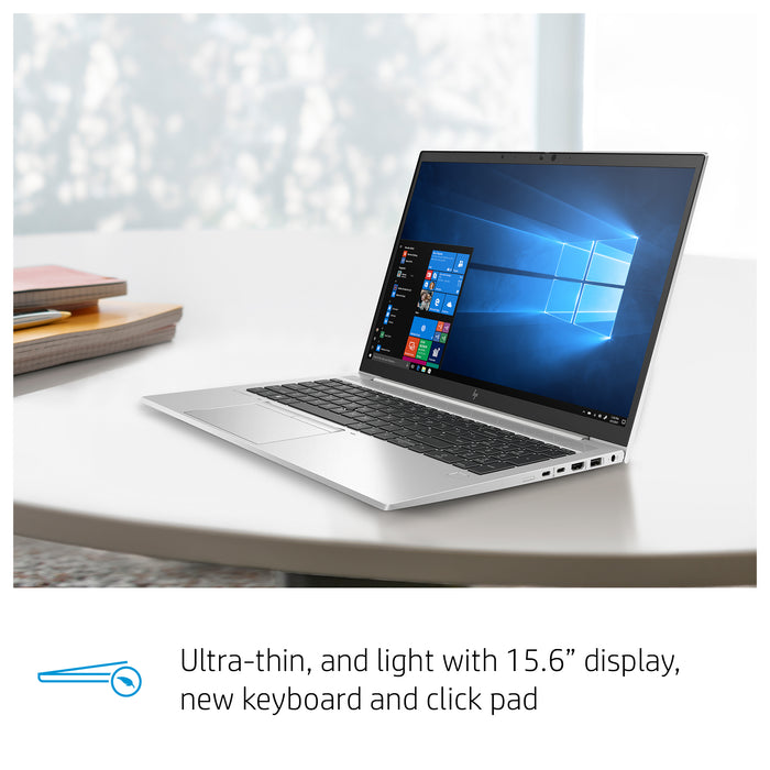 HP EliteBook 855 G7, AMD Ryzen™ 5 PRO, 2.1 GHz, 39.6 cm (15.6"), 1920 x 1080 pixels, 16 GB, 512 GB