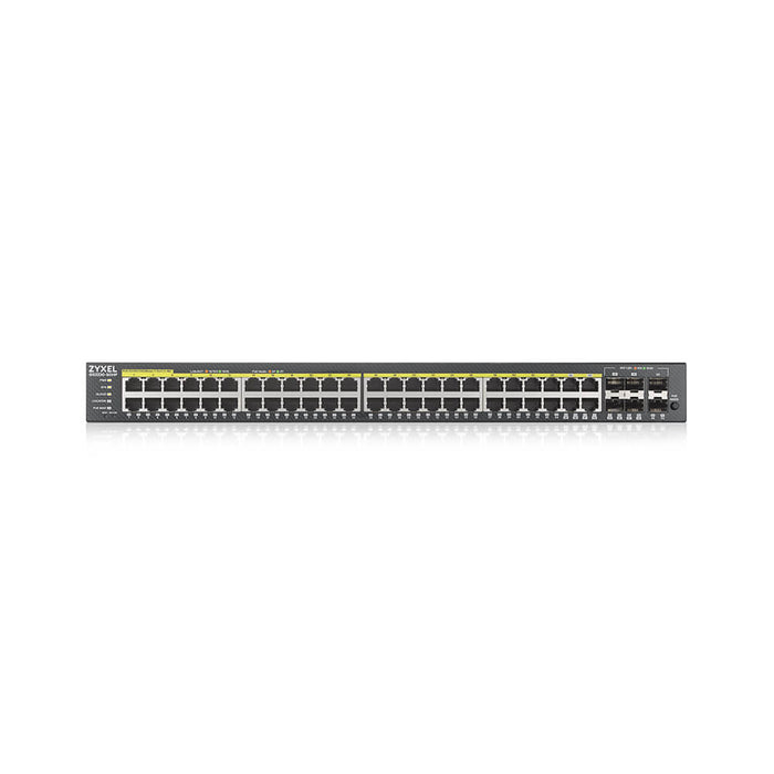 Zyxel GS2220-50HP-GB0101F, Managed, L2, Gigabit Ethernet (10/100/1000), Power over Ethernet (PoE), Rack mounting