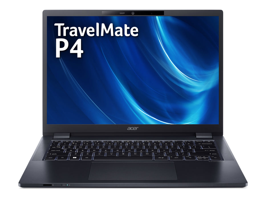 Acer TravelMate P4 TMP414-52, 14" IPS 1920 x 1200, Intel Core i5 - 1240P, Win 11 Pro, 8 GB RAM, 512 GB SSD, slate blue, Intel® Core™ i5, 35.6 cm (14"), 1920 x 1200 pixels, 8 GB, 512 GB, Windows 11 Pro