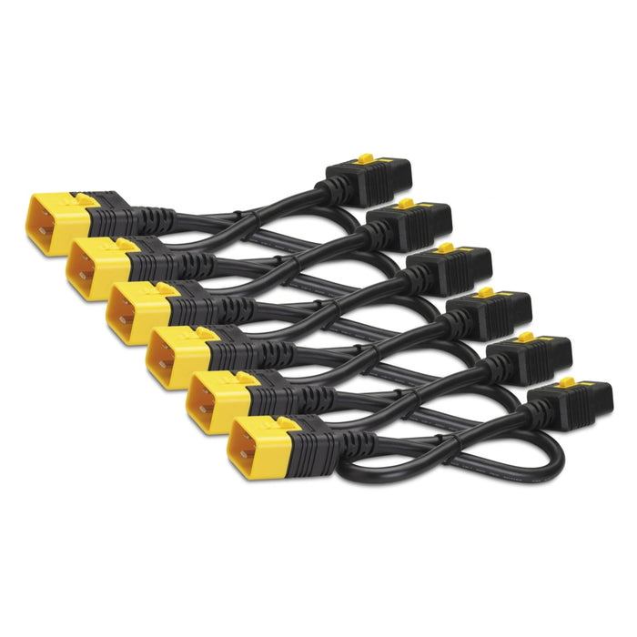 APC Power Cord Kit (6 ea), Locking, C19 to C20, 1.2m, 1.21 m, IEC C20, 16 A