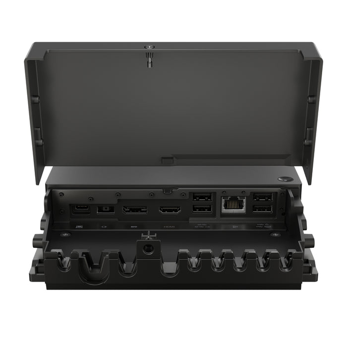 Lenovo ThinkSmart SmartDock, Wired, USB 3.2 Gen 2 (3.1 Gen 2) Type-C, 60 W, 100,1000 Mbit/s, Black, 3840 x 2160 pixels