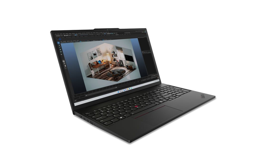 Lenovo ThinkPad P16s Gen 3 (Intel), Intel Core Ultra 7, 40.6 cm (16"), 1920 x 1200 pixels, 16 GB, 512 GB, Windows 11 Pro