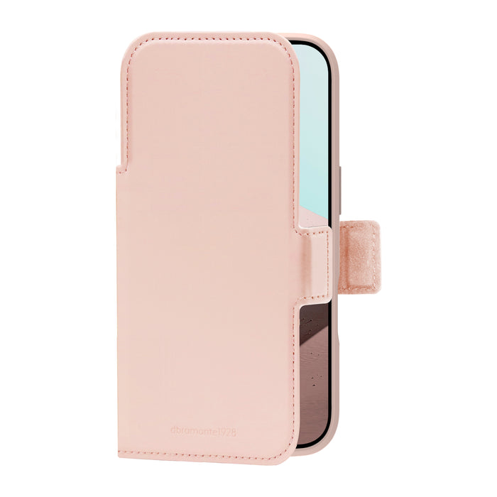 dbramante1928 Copenhagen ICON - iPhone 18 Pro/17 Pro - Pink Sand, Folio, Apple, iPhone 18 Pro/17 Pro, 16 cm (6.3"), Pink
