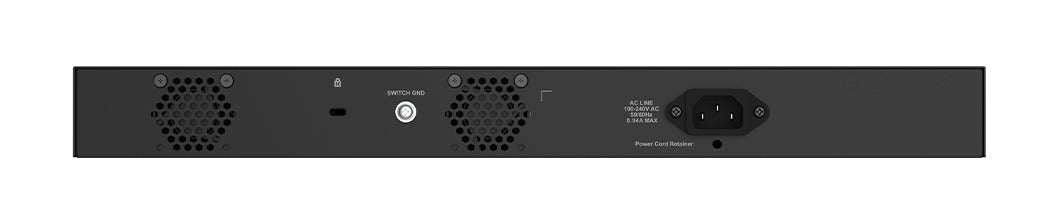 D-Link 28-Port 2.5G Multi-Gigabit Smart Managed Switch with 4 x 10G SFP+ Ports, Managed, L2+, 2.5G Ethernet (100/1000/2500), Rack mounting