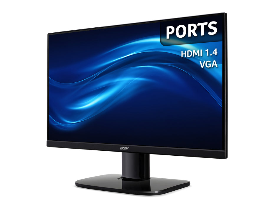 Acer KA0 KA240YHbi 100Hz VA Display with HDMI, 60.5 cm (23.8"), 1920 x 1080 pixels, Full HD, LED, 1 ms, Black