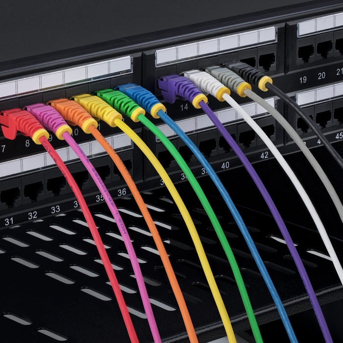 StarTech.com 3m Purple Slim CAT6 Ethernet Cable, Snagless, 100W PoE, UTP, LSZH, 28AWG Pure Bare Copper Wire, Slim RJ45 Network Patch Cord w/Strain Reliefs, Individually Tested, 3 m, Cat6, U/UTP (UTP), RJ-45, RJ-45, Purple