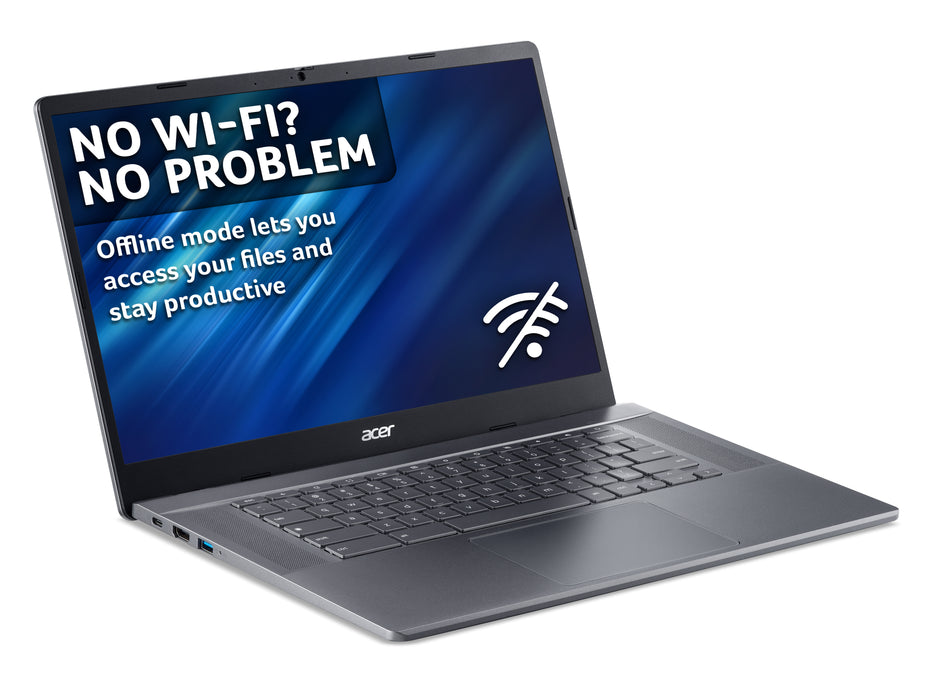 Acer Chromebook CB PLUS CB515-2HE I51215U 8GB/256GB, Intel® Core™ i5, 39.6 cm (15.6"), 1920 x 1080 pixels, 8 GB, 256 GB, ChromeOS