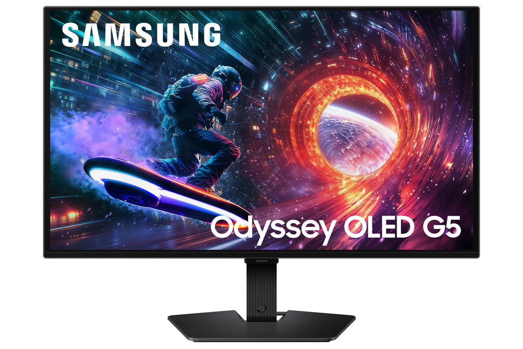 Samsung 27" Odyssey OLED G5 G50SF QHD, 68.6 cm (27"), 2560 x 1440 pixels, Quad HD, OLED, 0.03 ms, Black