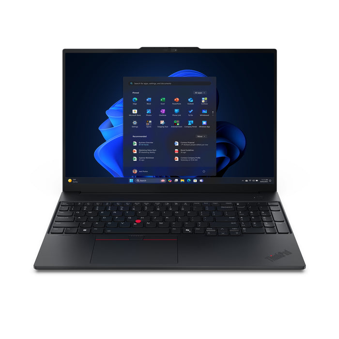Lenovo ThinkPad E16 Gen 3 (Intel) Copilot+ PC, Intel Core Ultra 5, 40.6 cm (16"), 1920 x 1200 pixels, 16 GB, 512 GB, Windows 11 Pro