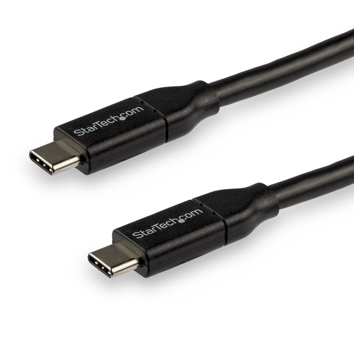 StarTech.com 10ft (3m) USB-C Fast Charging Cable, Charge & Sync, 100W (5A) PD, USB 2.0, USB-IF Certified - USB C Charging Cord, 3 m, USB C, USB C, USB 2.0, 0.48 Gbit/s, Black