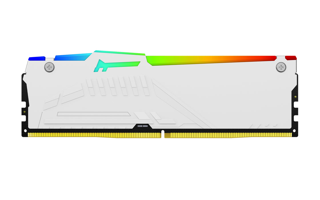 Kingston Technology FURY Beast 64GB 6000MT/s DDR5 CL30 DIMM (Kit of 2) White RGB EXPO, 64 GB, 2 x 32 GB, DDR5, 288-pin DIMM, White
