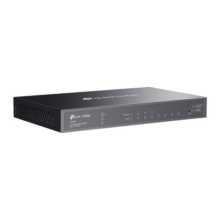 TP-Link Omada 8-Port Gigabit Smart Switch with 4-Port PoE+, Managed, L2/L2+, Gigabit Ethernet (10/100/1000), Power over Ethernet (PoE), Rack mounting