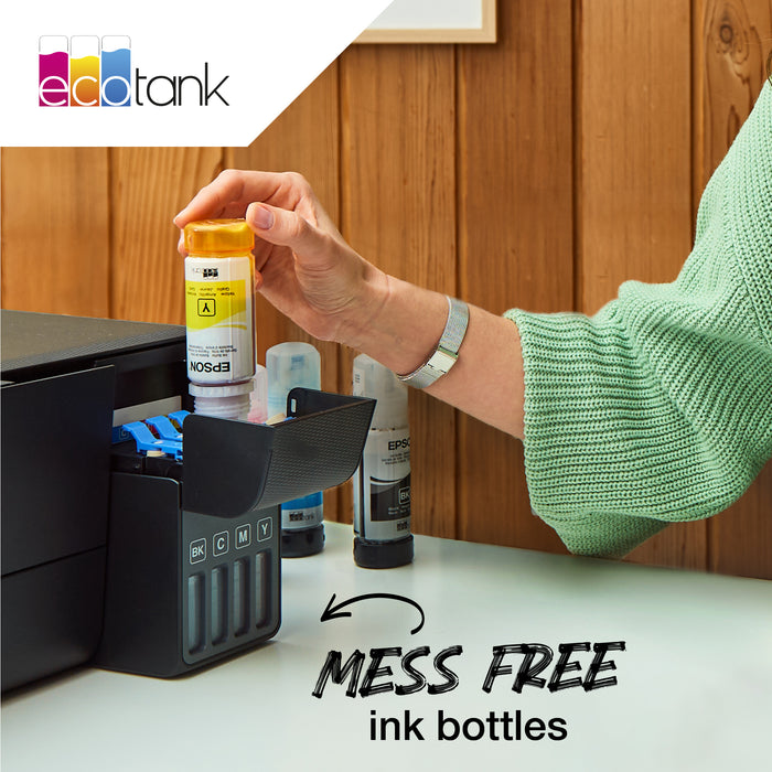 Epson 102 EcoTank 4-colour Multipack, Original, Black, Cyan, Magenta, Yellow, Epson, EcoTank ET-4750 Unlimited EcoTank ET-4750 EcoTank ET-3750 Unlimited EcoTank ET-3750 EcoTank..., 127 ml, 70 ml