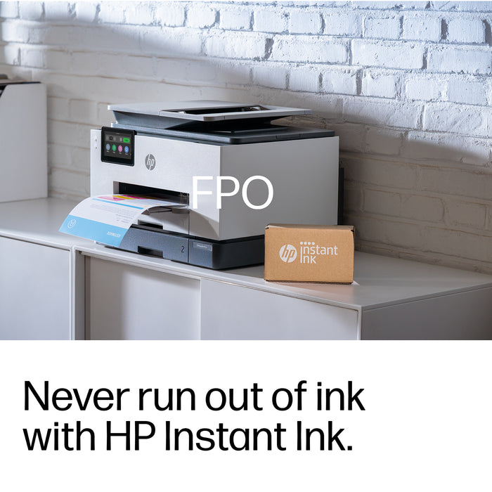 HP OfficeJet Pro 9135 Wireless All-in-One Color Printer, Two-sided printing; Copier, Scanner, Thermal inkjet, Colour printing, 4800 x 1200 DPI, A4, Direct printing, Grey