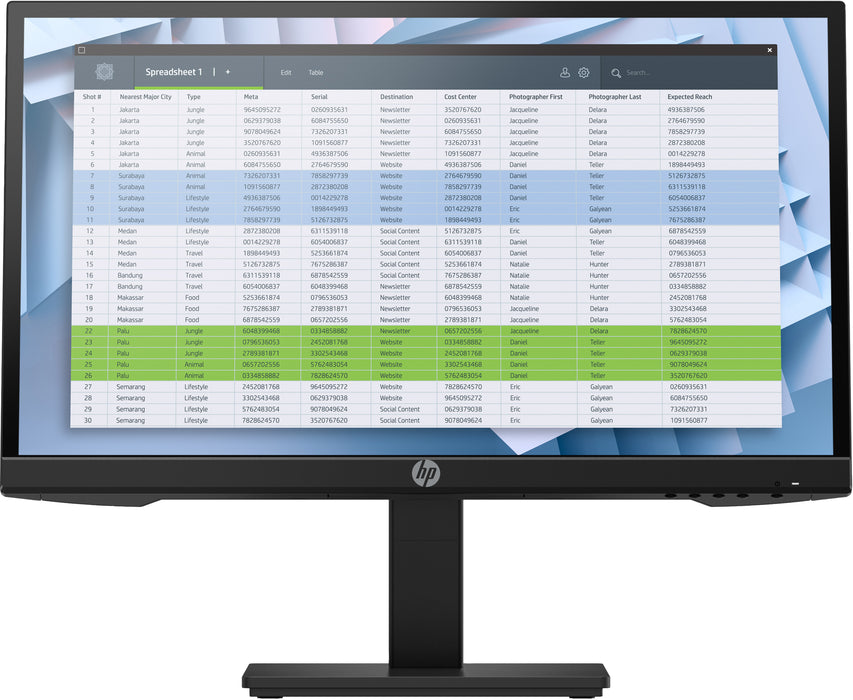 HP P22h G4, 54.6 cm (21.5"), 1920 x 1080 pixels, Full HD, LCD, 5 ms