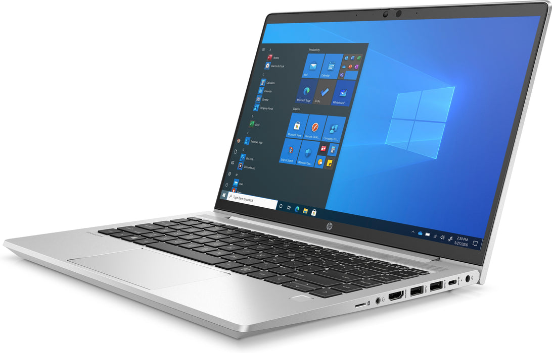 HP ProBook 640 G8, Intel® Core™ i5, 35.6 cm (14"), 1920 x 1080 pixels, 8 GB, 256 GB, Windows 10 Pro