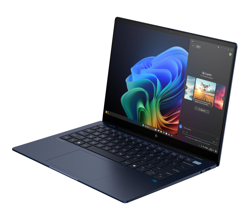 HP EliteBook Ultra G1q AI PC, Snapdragon, 35.6 cm (14"), 2240 x 1400 pixels, 16 GB, 512 GB, Windows 11 Pro