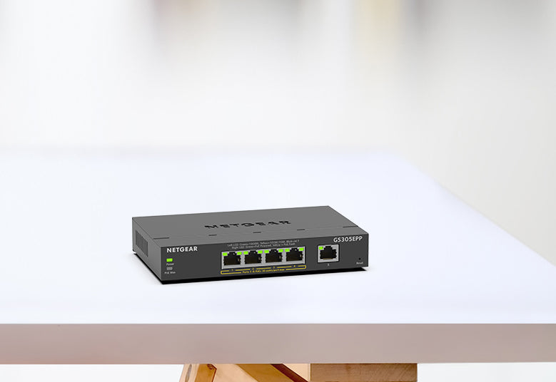 NETGEAR GS305EPP, Managed, L3, Gigabit Ethernet (10/100/1000), Power over Ethernet (PoE), Wall mountable