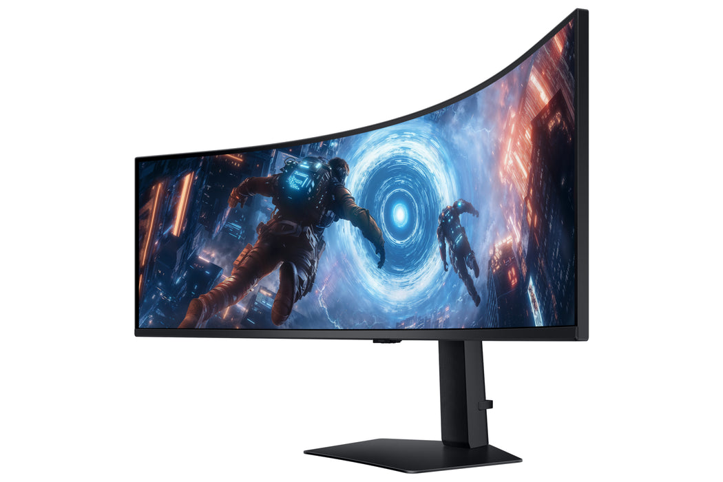 Samsung 49" Odyssey G91F 144Hz Gaming Monitor, 124.5 cm (49"), 5120 x 1440 pixels, Dual QHD, LCD, 1 ms, Black