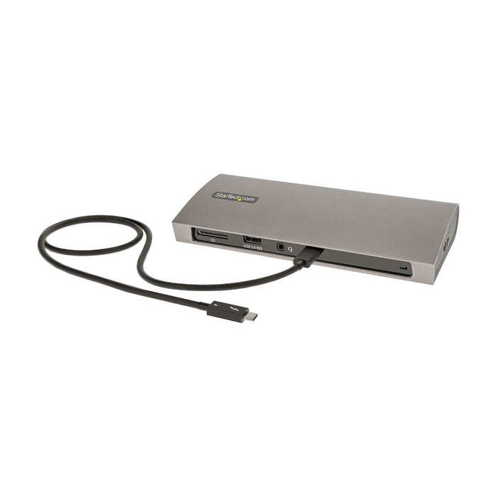 StarTech USB-C Docking Station for MacBook Pro / Air M1 M2 M3 M4 M5 & Windows, Universal Dual 4K 60Hz / Single 8K Thunderbolt Dock, 96W Laptop Charging