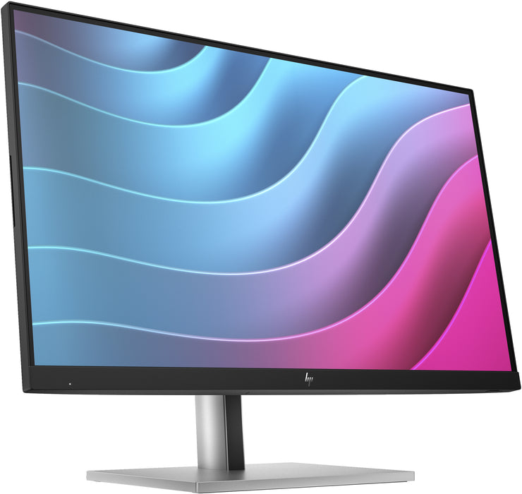 HP E-Series E24 G5 FHD Monitor, 60.5 cm (23.8"), 1920 x 1080 pixels, Full HD, LCD, 5 ms, Silver, Black