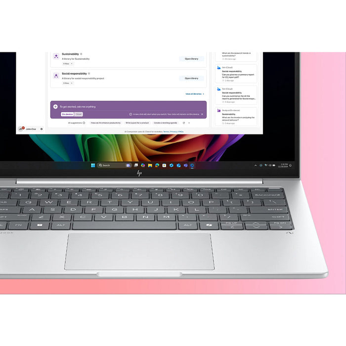 HP EliteBook 8 G1a Next Gen AI PC Wolf Pro Security Edition, AMD Ryzen™ AI 7, 2 GHz, 35.6 cm (14"), 1920 x 1200 pixels, 24 GB, 512 GB